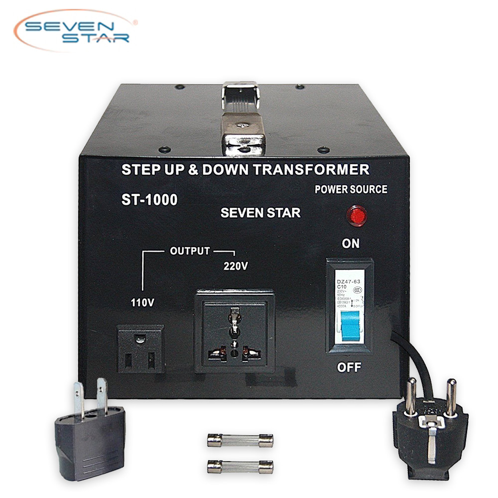 SevenStar ST-1000W Watt Voltage Transformer Up/Down 110V to 220