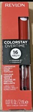 NEW Revlon ColorStay Overtime 16 Hours Lipcolor 040 Forever Scarlet