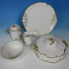 Peerless Bavaria Marlboro - Blenheim - Bowl Cake Plate Covered Dish Cream/Sugar