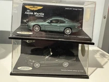 2 x 1/43 Vitesse Aston Martin DB7 Volante 20702 British R Green  & Vantage 20650