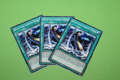 YuGiOh Playset LED9-DE028 Wut Von Kairyu Shin Common 3x
