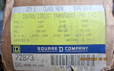 Square D 9070 E0-2 Control Circuit Transformer Open Type Series B  New in Box