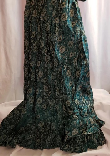 Green Steampunk royalty Skirt with Bustle by The Pirate Dressings sz Large NWT - Imagen 6 de 6