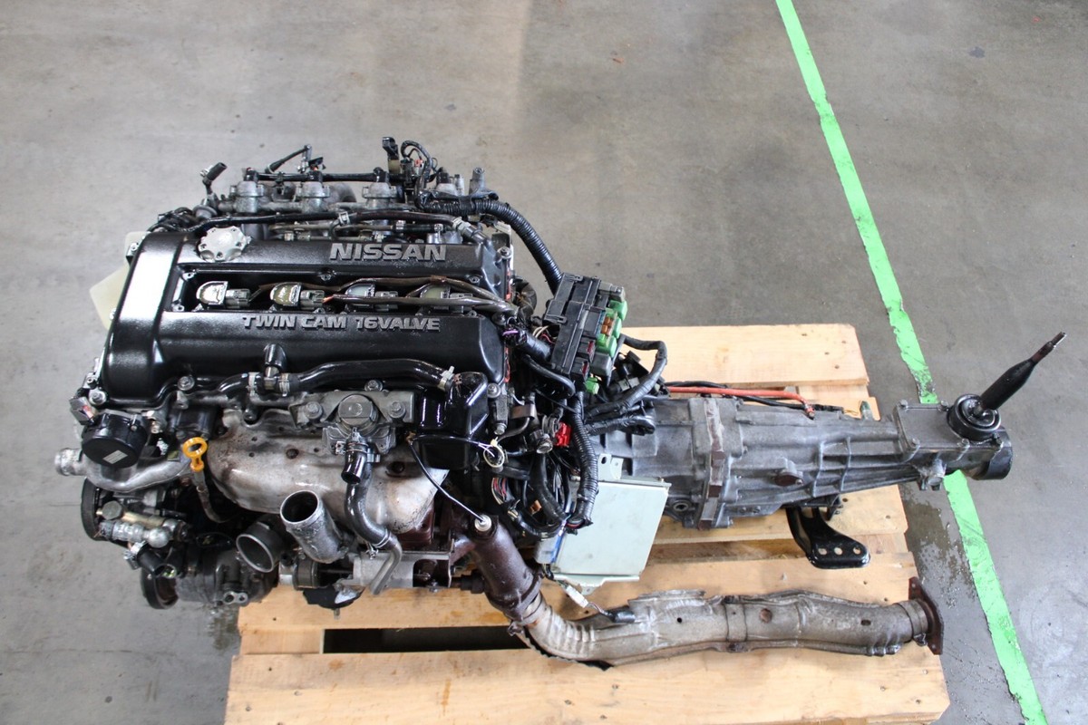 NISSAN SILVIA S13 BLACKTOP ENGINE 5 SPEED MANUAL RWD TRANS JDM