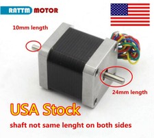   USA  Nema17 48mm Stepper Motor 78oz-in 1.8A Dual Shaft for 3D Printer/CNC Router