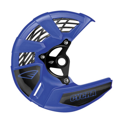 Cycra Tri Flow Front Disc Cover Kit Blue Fits YAMAHA YZ250F YZ450F FX