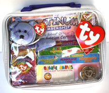 TY BEANIE BABIES 1999 Platinum Edition Official Club Membership Kit New Sealed