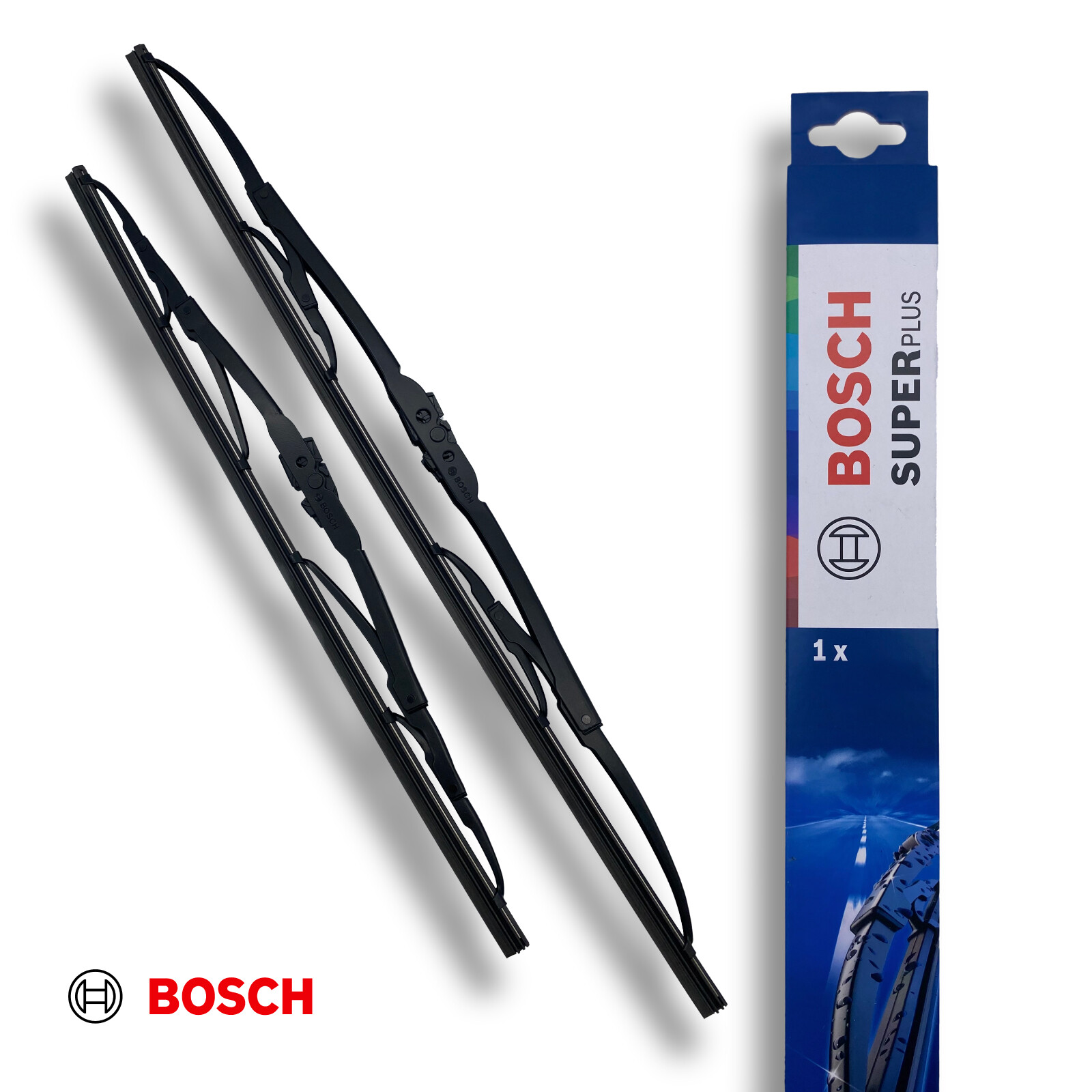 For Hyundai i20 Hatch Bosch Superplus Front Windscreen Wiper Blades Set