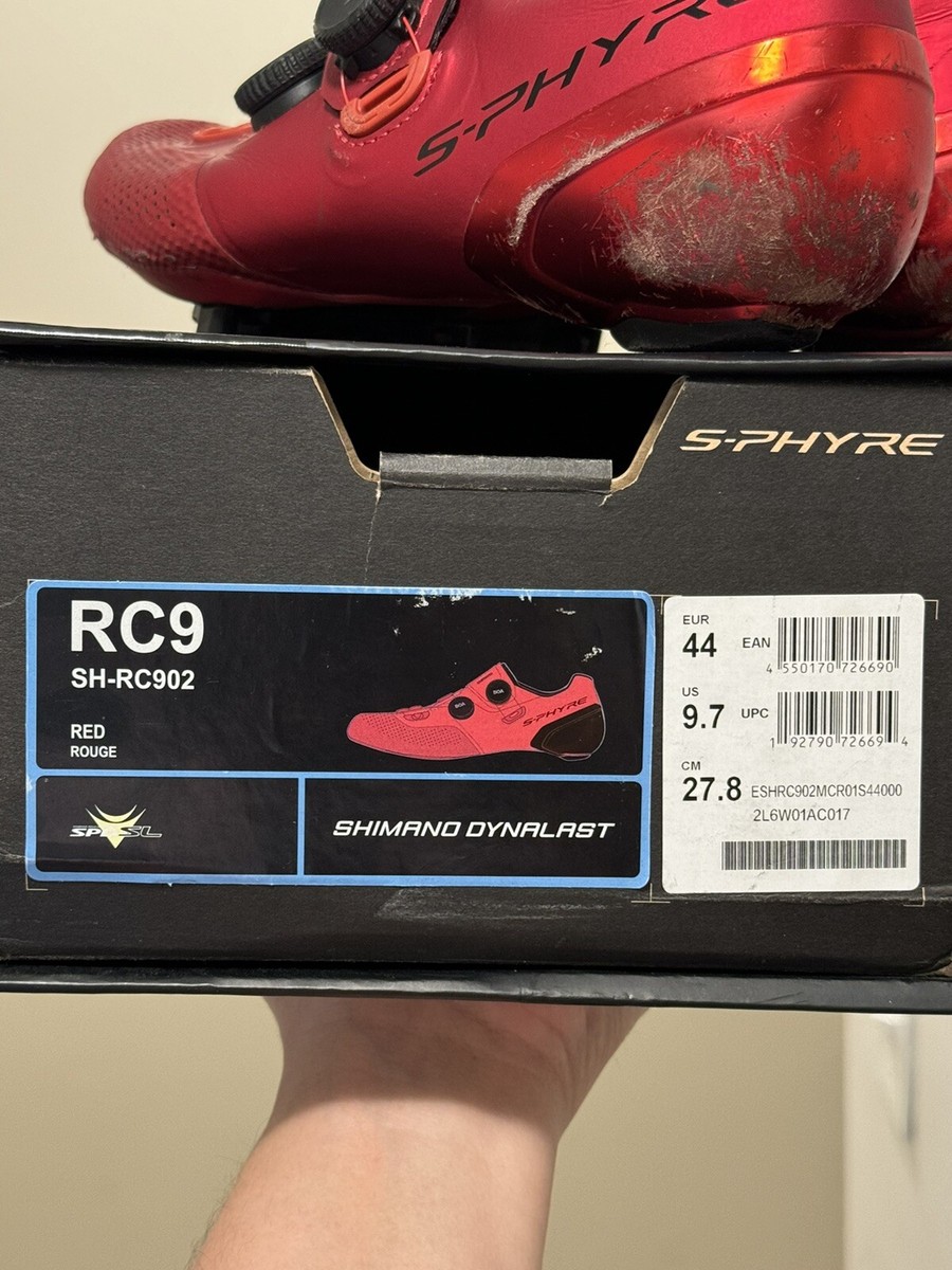USED Shimano SH-RC9 S-Phyre Road Cycling Shoe 44 EU/ 9.7 US USED Shimano SH-RC9 S-Phyre Road Cycling Shoe 44 EU/ 9.7 US