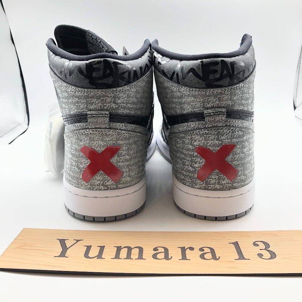Nike Jordan 1 High OG Rebellionaire Black Gray 555088-036 Nike Jordan 1 High OG Rebellionaire Black Gray 555088-036