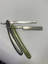 Vintage straight razors Lot of 2 pc Solingen UDAHL