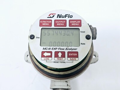 NUFLO CAMERON FLOW TOTALIZER EXP 316L 9A-50179024 MC-III 9A