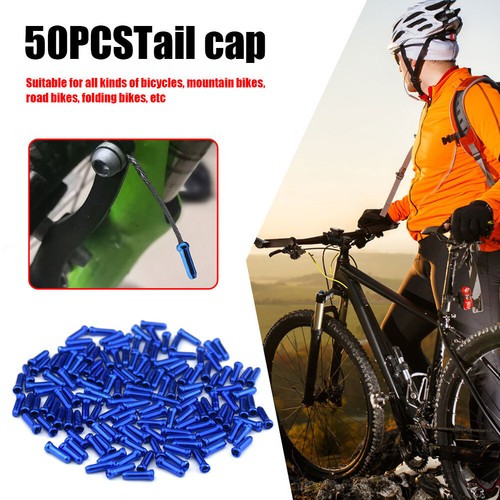 50Pcs Aluminum Bike Bicycle Brake Shifter Inner Cable Tips Wire End Cap Crimps . - Picture 7 of 13