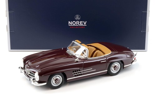 1957 - 63 #Mercedes #Benz #300SL #Roadster (W198) Blue Grey 1:18 Ölçek # Norev Marka 3,600TL #diecast #mb #modelcars
