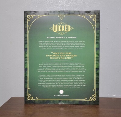 Wicked Elphaba and Madame Morrible 2-Pack Mattel Creations BRAND