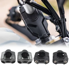 HandleBar Bar Mount Clamps Risers Adaptor 7/8"-1 1/8" For Dirt Pit Bike ATV