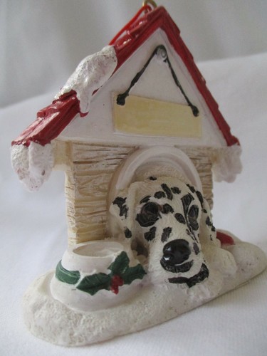 DALMATIAN DOGHOUSE KITCHEN MAGNET/CHRISTMAS ORNAMENT - NIB - Picture 2 of 6