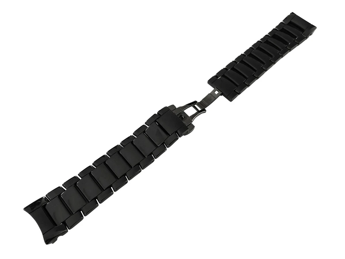 F r Emporio Armani AR1474 Keramik Schwarz Full Band Armbanduhr