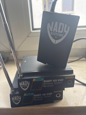 Nady101 VHF 2x Gitarren-Bass-Empfänger, und ein Sender. Einzelstücke 