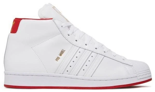 adidas Pro Model White Scarlet