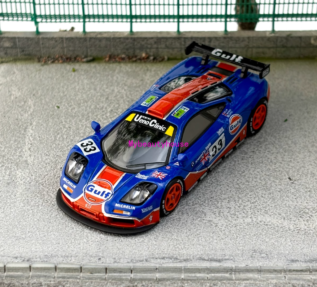 MINIGT 1:64 1996 Le Mans F1 GULF #33 Sport Model Diecast Metal Car