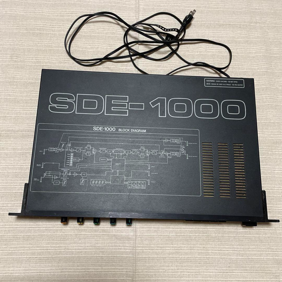 Roland SDE-1000 Digital Delay Rack Effects Processor Working Used