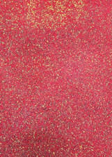 Chunky glitter FAUX LEATHER SHEET 8" x 12" Felt Back 1089691 Luxury Hot Pink
