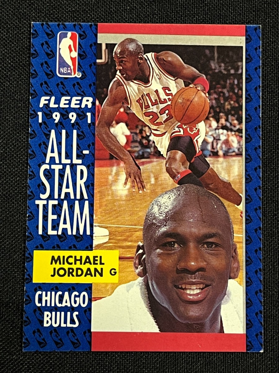 #NBAカード #MichaelJordan #FLEER MICHAEL JORDAN~1988 FLEER ALL-STAR PSA-8 NM-MT 3RD YEAR NBA