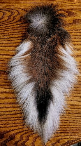 Natural Deer Tail For Fly Tying. Whitetail Deer Tail. Salt Dried.