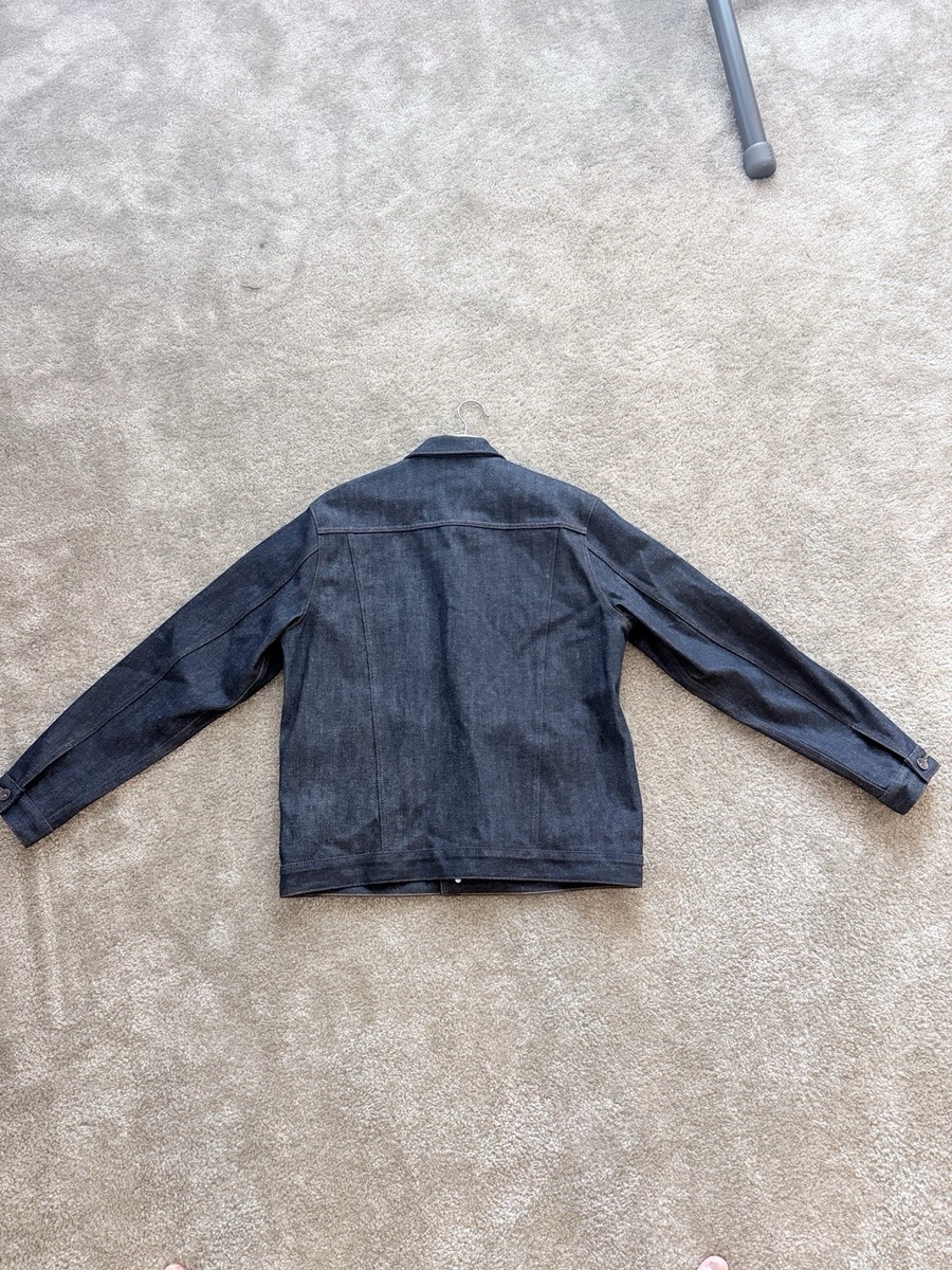 The Unbranded Brand Men's 14.5oz Selvedge Raw Denim Jacket XL Blue