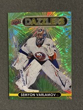 Semyon Varlamov DZ-29 Green Dazzlers 2021-22 Upper Deck Series 1 NY Islanders