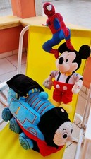 Peluches Trenino Thomas,Spiderman,Topolino danzante Condizioni Buone💯🎉🎉🎉🎉💯