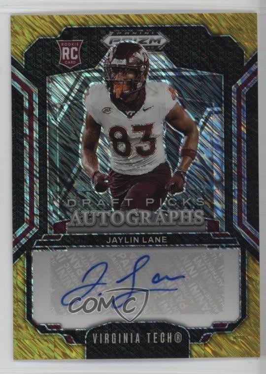 2025 Panini Prizm Draft Picks Gold Shimmer 2/15 Jaylin Lane Rookie Auto RC 3hd