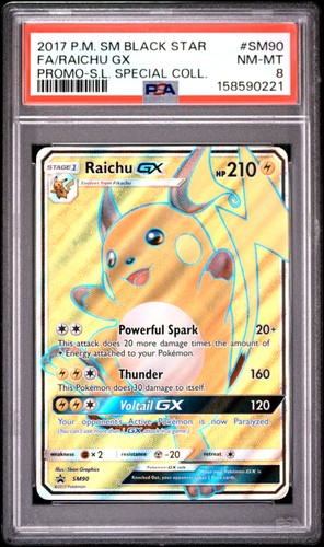Raichu-GX graded PSA 8 for sale on eBay