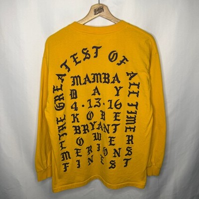 Kanye West Yeezy Ye I Feel like Kobe Mamba Day Life of Pablo Tour Merch Tee L