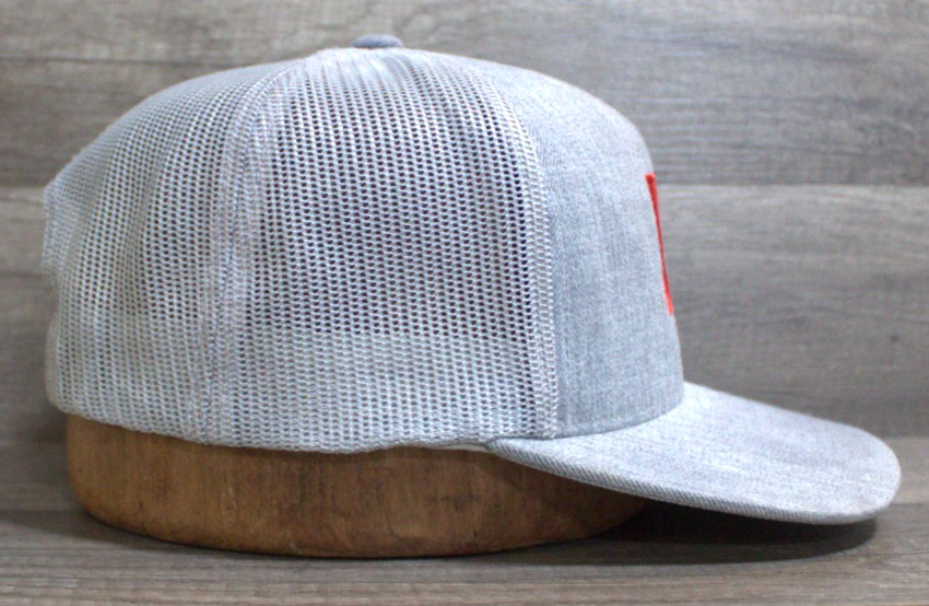 VA RCVA Red Patch Gray Mesh Adjustable Snap Back … - image 4