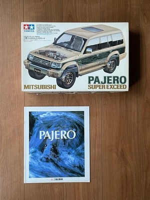TAMIYA Pajero Super Exceed Catalog + Unassembled 1/24 Plastic Model Kit