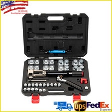 Hydraulic Flaring Tool Kits 45° Double Flaring Tools Brake Repair for 3/16"-1/2"