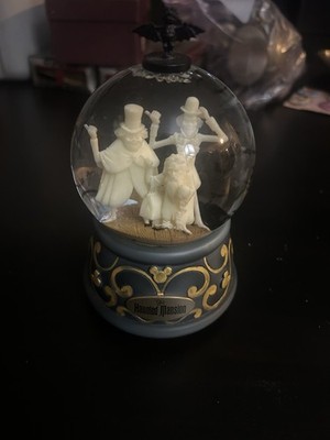 Disney Haunted Mansion Grim Grinning Ghosts Snow Globe 1969 Collectible