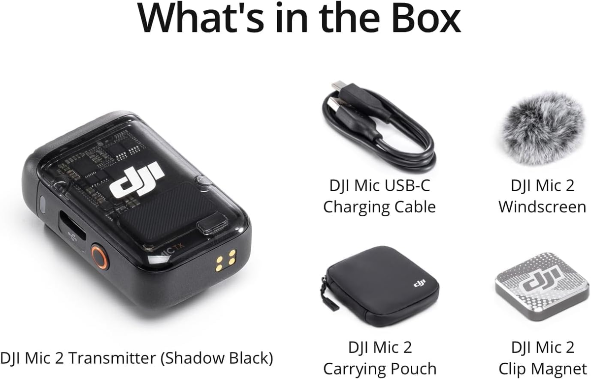 DJI Mic 2 トランスミッター（シャドーブラック） DJI Mic 2 トランスミッター(シャドーブラック) DM1023 | ヤマダ