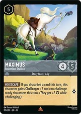 Disney Lorcana Maximus - Relentless Stallion 195 Rare AOV NM