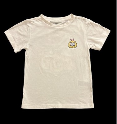 Adidas Originals x Kevin Lyons Monster T-Shirt - Größe 7-8 Jahre - weiß