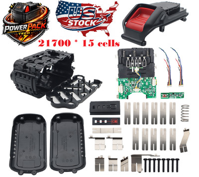Replacement Battery Case for DeWalt 20V DCB200, 60V Flexvolt DCB609,15cell*21700