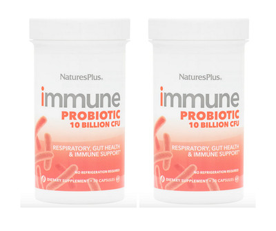 Natures Plus Immune Probiotic 30 capsules (2 PACK)