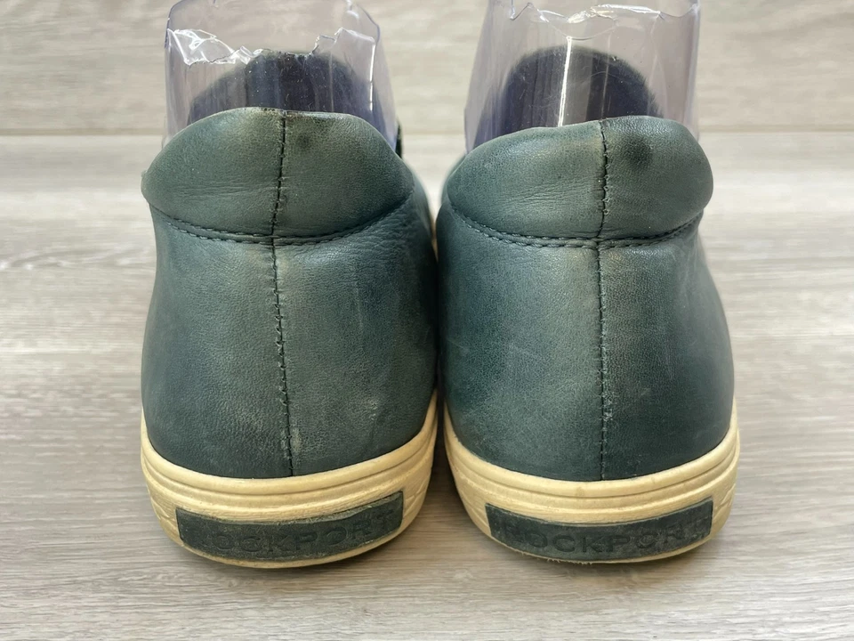 Zapatos mocasines de cuero Rockport Cobb Hill Willa Bow para mujer 7 verdes cómodos preppy Foto 4 de 4