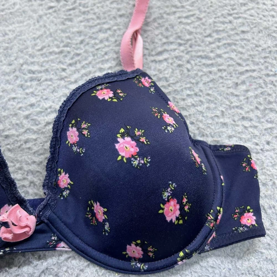 Aerie Bra 36B T-Shirt Bra Floral Print - Image 2 of 4