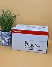 Canon EF 75-300mm f/4.0-5.6 III Lens - Camera Zoom Lens - Brand New