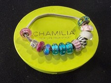 Chamilia Sterling Silver Bracelet and Charms Set