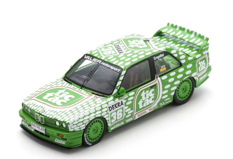 BMW E30 M3 1992 F.Engstler Spark réplique de course pour décoration de bureau