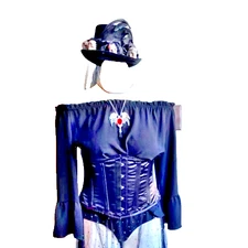 CorsetDeal Underbust Satin Corset Adjustable NWOT